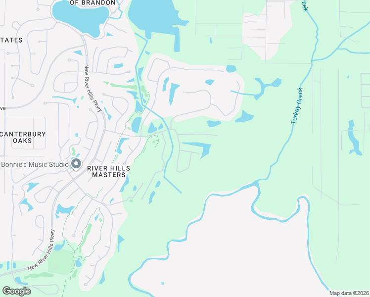 map of restaurants, bars, coffee shops, grocery stores, and more near 5804 Wire Grass Trail in Valrico