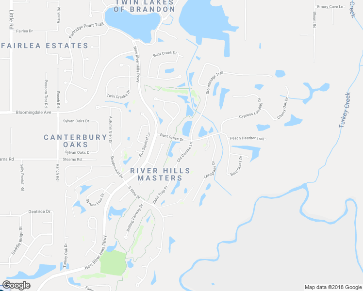 map of restaurants, bars, coffee shops, grocery stores, and more near 5504 Daly Way in Valrico