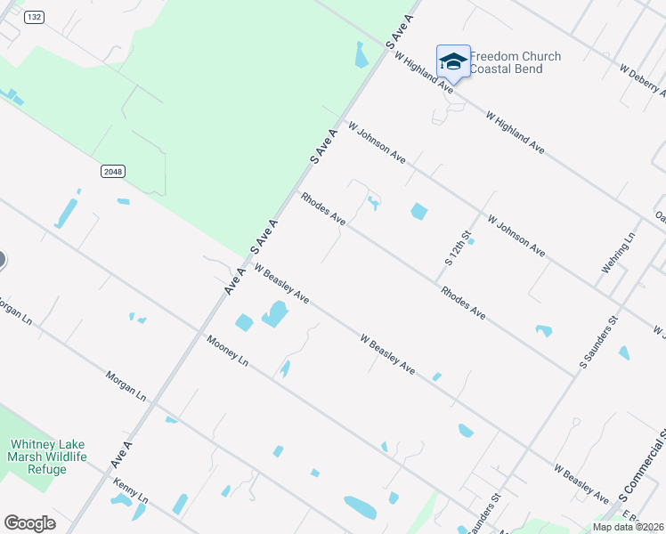 map of restaurants, bars, coffee shops, grocery stores, and more near 1720 West Beasley Avenue in Aransas Pass