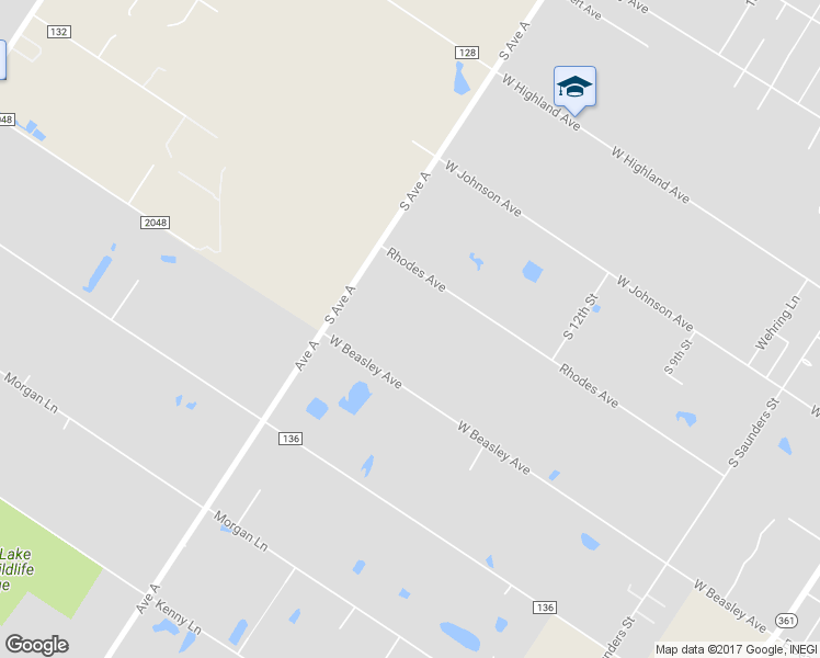 map of restaurants, bars, coffee shops, grocery stores, and more near 1720 West Beasley Avenue in Aransas Pass