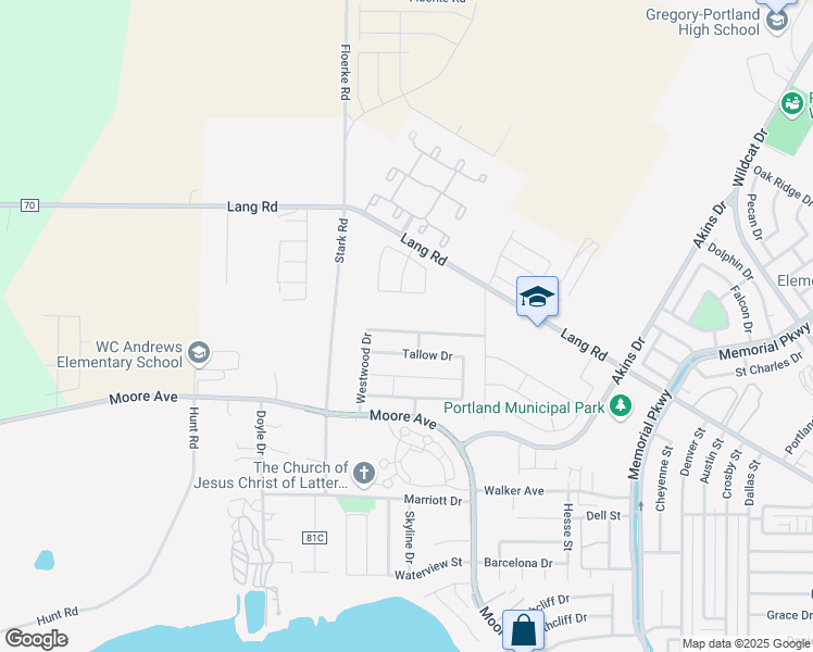 map of restaurants, bars, coffee shops, grocery stores, and more near 2020 Westwood Drive in Portland