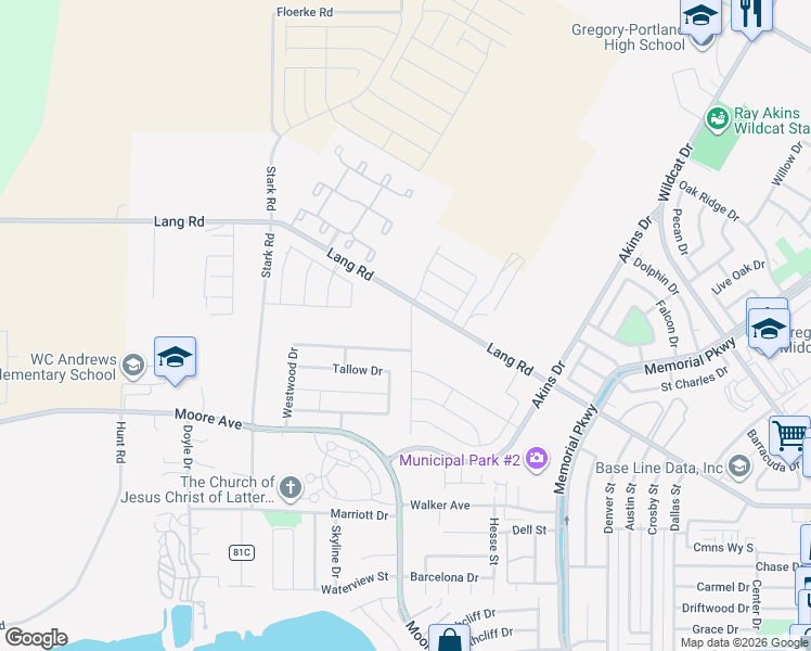 map of restaurants, bars, coffee shops, grocery stores, and more near 2013 Cottonwood Drive in Portland