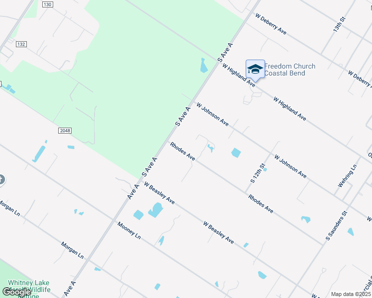 map of restaurants, bars, coffee shops, grocery stores, and more near 1858 Rhodes Avenue in Aransas Pass