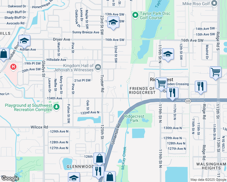map of restaurants, bars, coffee shops, grocery stores, and more near in Ridgecrest