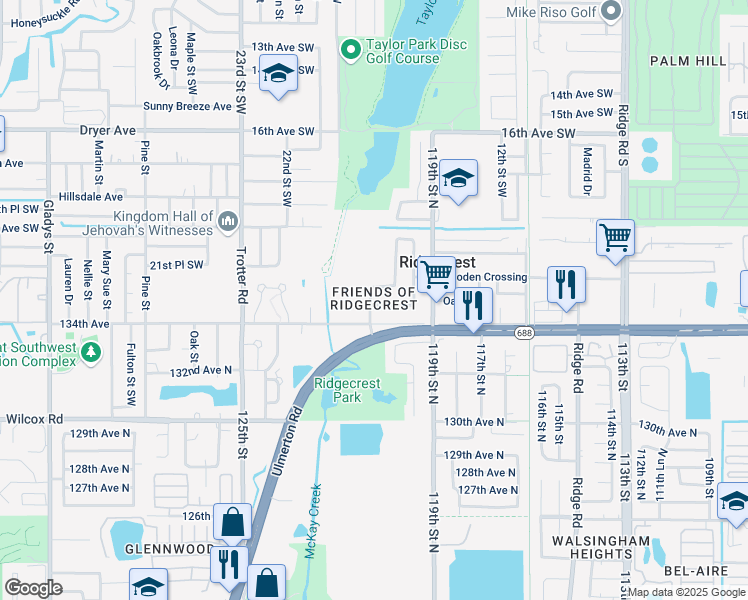 map of restaurants, bars, coffee shops, grocery stores, and more near in Ridgecrest