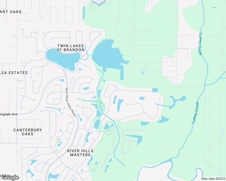 map of restaurants, bars, coffee shops, grocery stores, and more near 3307 Stonebridge Trail in Valrico