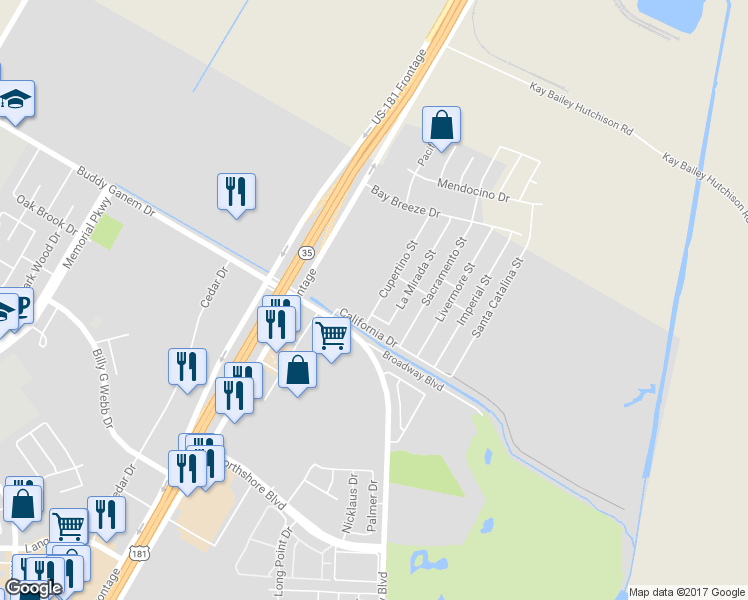 map of restaurants, bars, coffee shops, grocery stores, and more near 1012 Cupertino Street in Portland