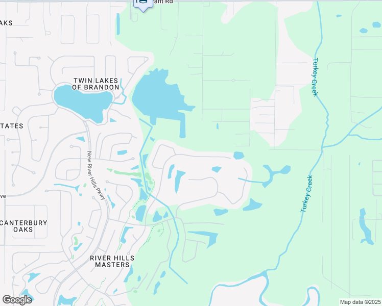 map of restaurants, bars, coffee shops, grocery stores, and more near 3247 Stonebridge Trail in Valrico