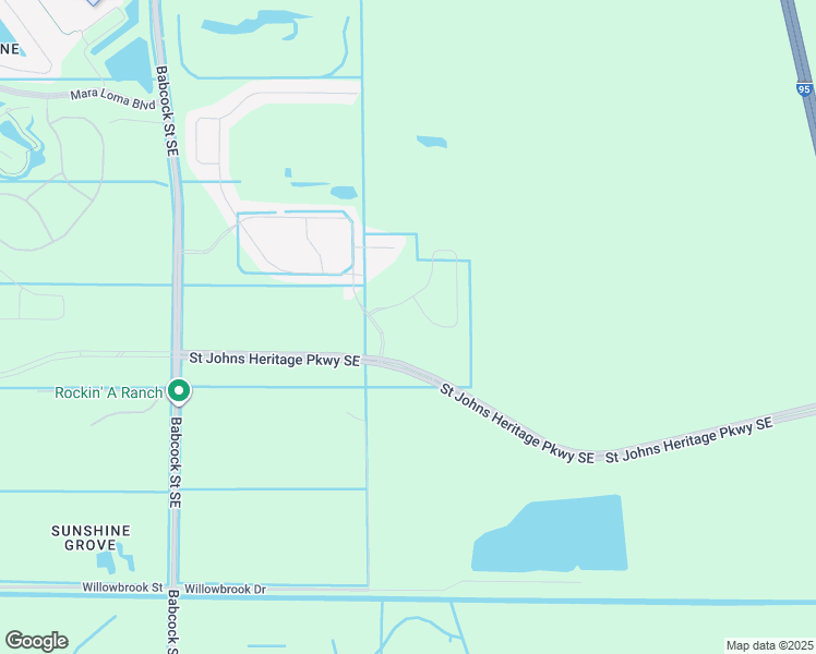 map of restaurants, bars, coffee shops, grocery stores, and more near 3116 Verdi Cir SE in Palm Bay