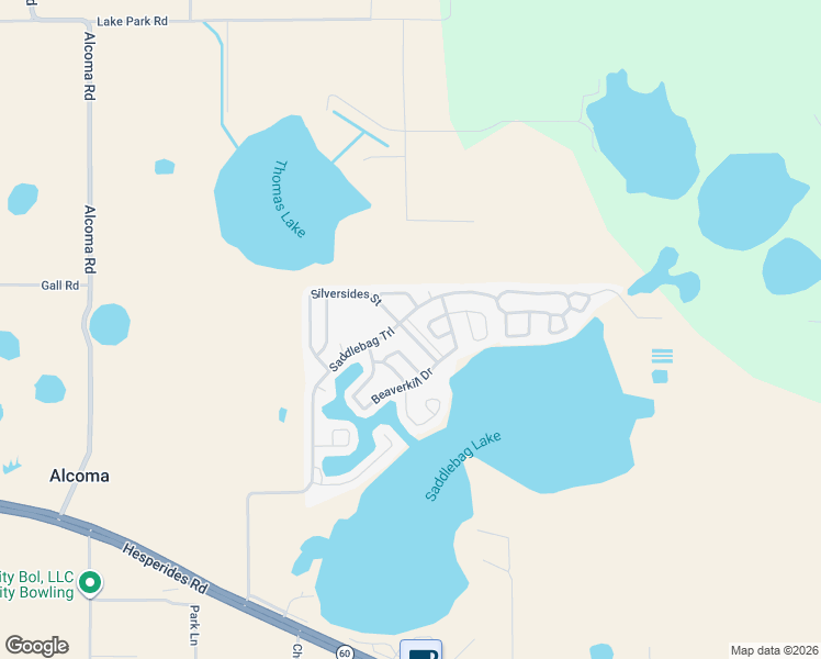 map of restaurants, bars, coffee shops, grocery stores, and more near 98 Silversides Street in Lake Wales