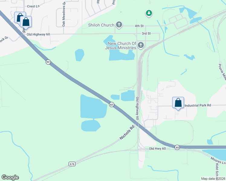 map of restaurants, bars, coffee shops, grocery stores, and more near in Mulberry