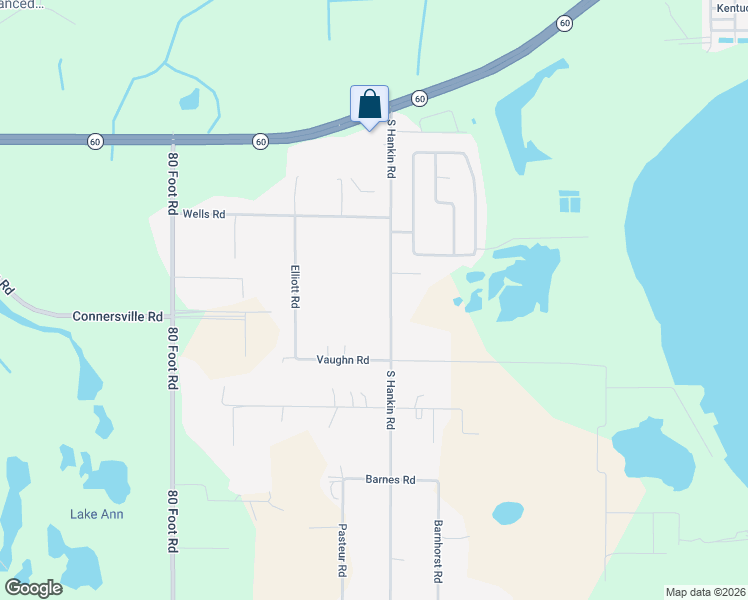 map of restaurants, bars, coffee shops, grocery stores, and more near 529 South Hankin Road in Bartow