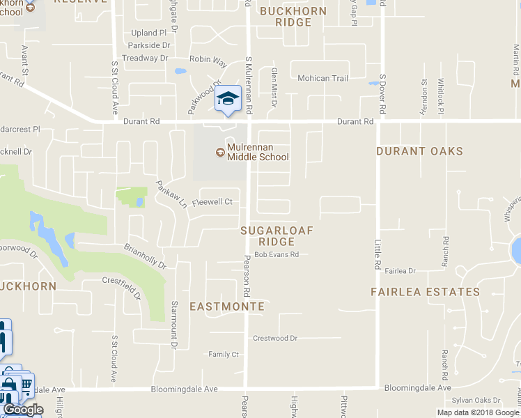 map of restaurants, bars, coffee shops, grocery stores, and more near 2727 Valencia Grove Drive in Valrico