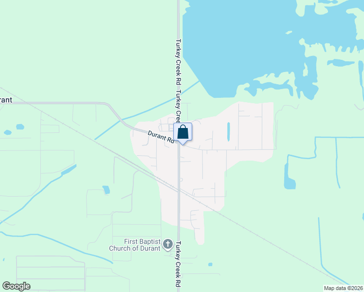 map of restaurants, bars, coffee shops, grocery stores, and more near in Durant
