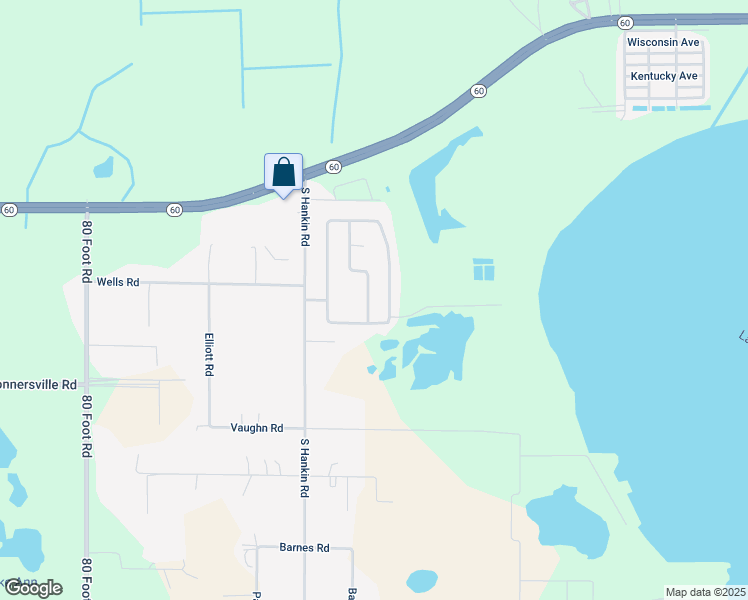 map of restaurants, bars, coffee shops, grocery stores, and more near 373 Citrus Highlands Drive East in Bartow