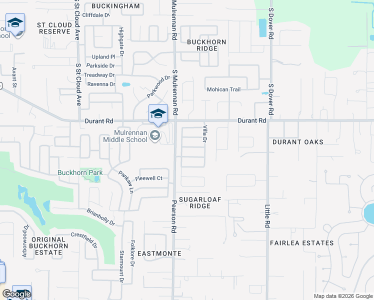 map of restaurants, bars, coffee shops, grocery stores, and more near 4301 Orange Ridge Court in Valrico