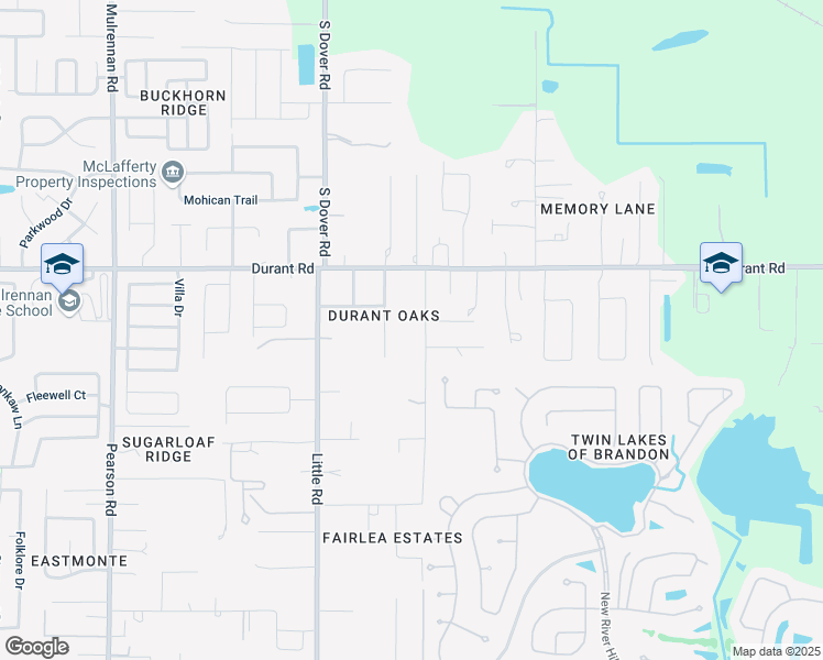 map of restaurants, bars, coffee shops, grocery stores, and more near 2701 Ranch Road in Dover