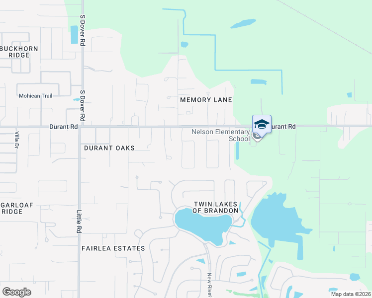 map of restaurants, bars, coffee shops, grocery stores, and more near 2706 Durant Trails Boulevard in Dover