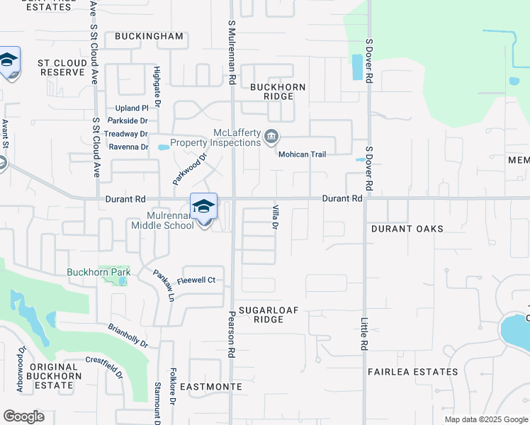 map of restaurants, bars, coffee shops, grocery stores, and more near 2605 Valencia Grove Drive in Valrico