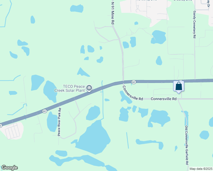 map of restaurants, bars, coffee shops, grocery stores, and more near 3350 Florida 60 in Bartow