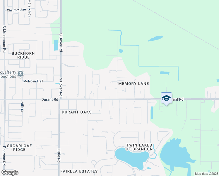 map of restaurants, bars, coffee shops, grocery stores, and more near 2123 Martin Road in Dover