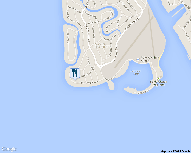 map of restaurants, bars, coffee shops, grocery stores, and more near 560 Lucerne Avenue in Tampa