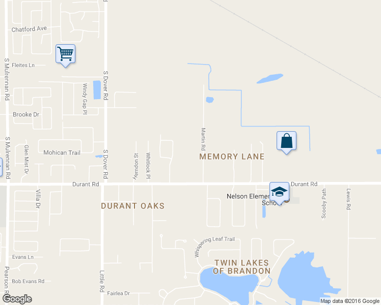 map of restaurants, bars, coffee shops, grocery stores, and more near 2123 Martin Road in Dover