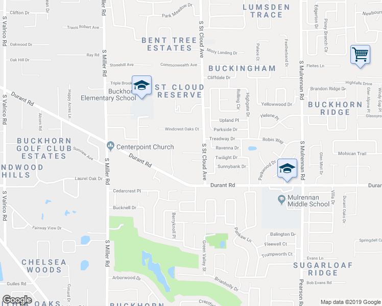 map of restaurants, bars, coffee shops, grocery stores, and more near 2802 Kimmi Tree Lane in Valrico