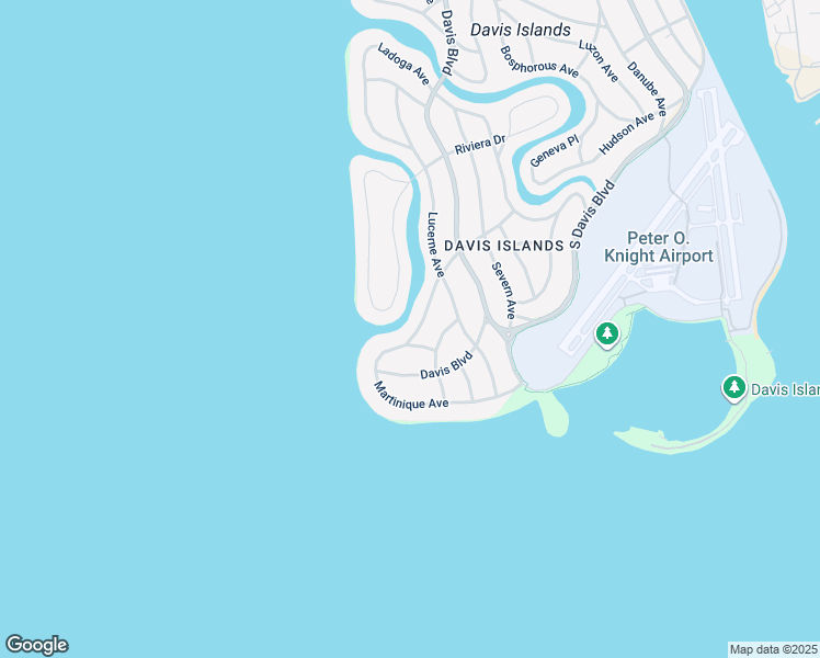 map of restaurants, bars, coffee shops, grocery stores, and more near 52 Martinique Avenue in Tampa