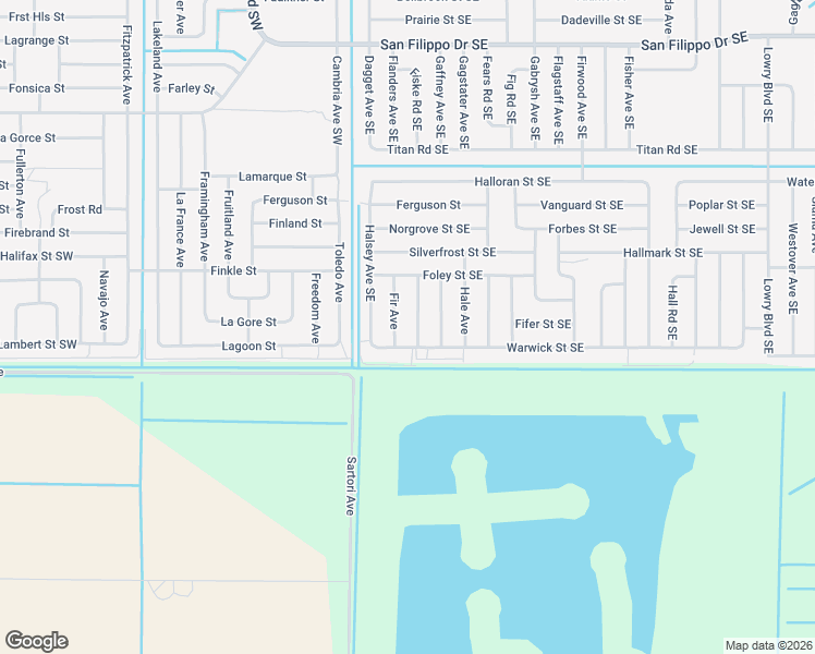 map of restaurants, bars, coffee shops, grocery stores, and more near 3271 Fir Avenue in Palm Bay