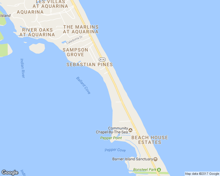 map of restaurants, bars, coffee shops, grocery stores, and more near 8010 South Highway A1A in Melbourne Beach