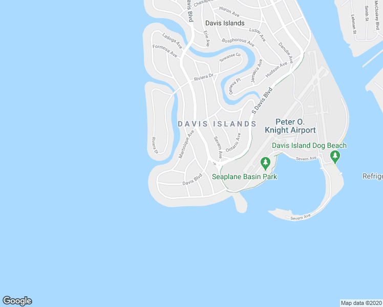 map of restaurants, bars, coffee shops, grocery stores, and more near 530 Lucerne Avenue in Tampa