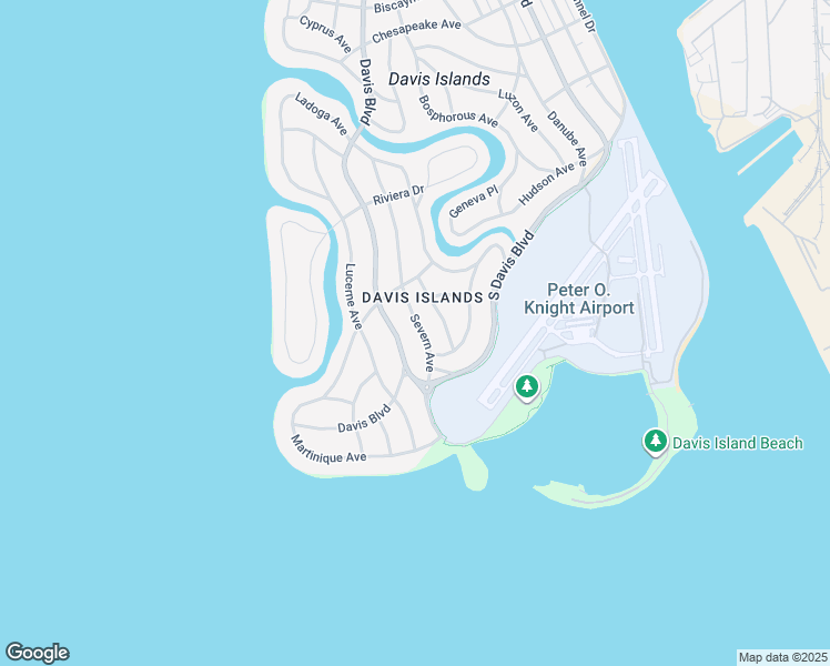 map of restaurants, bars, coffee shops, grocery stores, and more near 530 Severn Avenue in Tampa