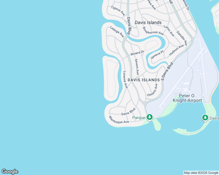 map of restaurants, bars, coffee shops, grocery stores, and more near 625 Riviera Drive in Tampa