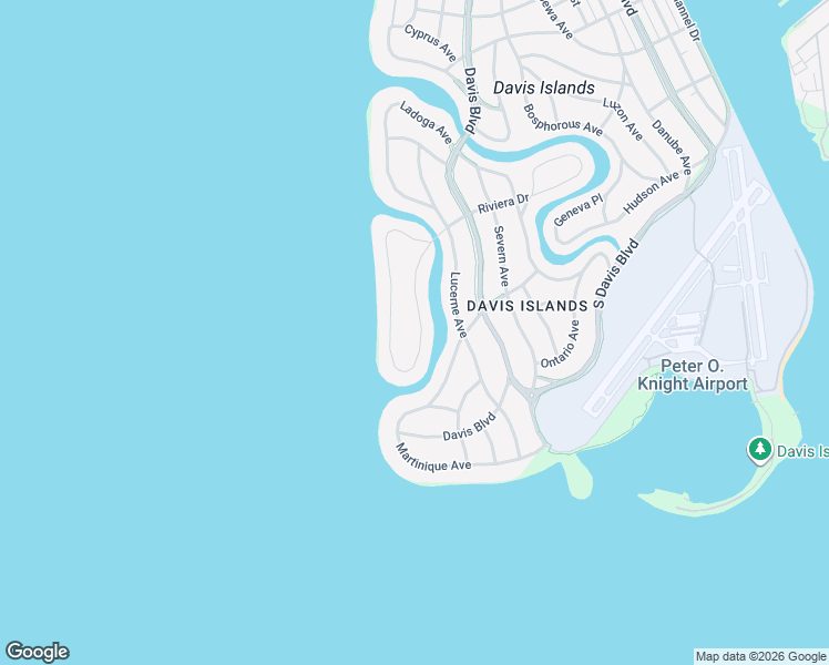 map of restaurants, bars, coffee shops, grocery stores, and more near 625 Riviera Drive in Tampa