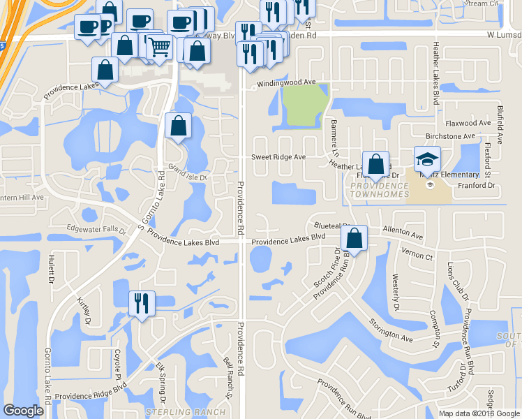 map of restaurants, bars, coffee shops, grocery stores, and more near 1408 Woodstork Drive in Brandon