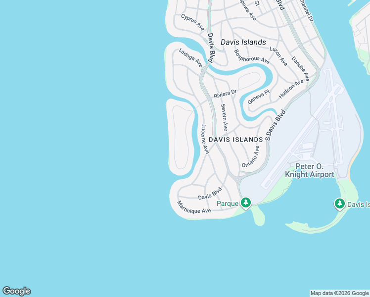 map of restaurants, bars, coffee shops, grocery stores, and more near 625 Riviera Drive in Tampa