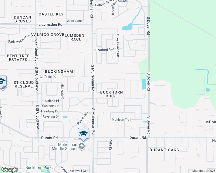 map of restaurants, bars, coffee shops, grocery stores, and more near 4405 Brandon Ridge Drive in Valrico