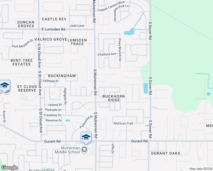 map of restaurants, bars, coffee shops, grocery stores, and more near 4405 Brandon Ridge Drive in Valrico
