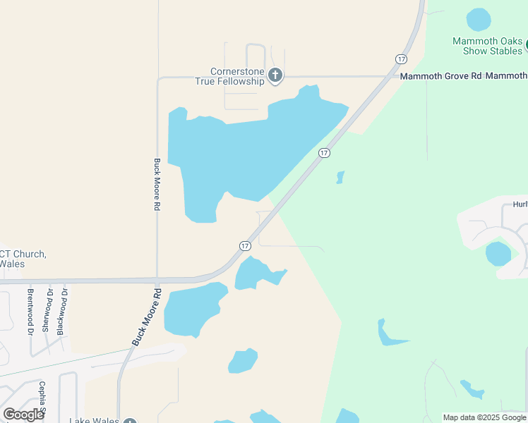 map of restaurants, bars, coffee shops, grocery stores, and more near Florida Avenue in Lake Wales