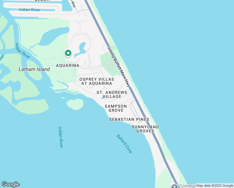 map of restaurants, bars, coffee shops, grocery stores, and more near 114 Caledonia Drive in Melbourne Beach