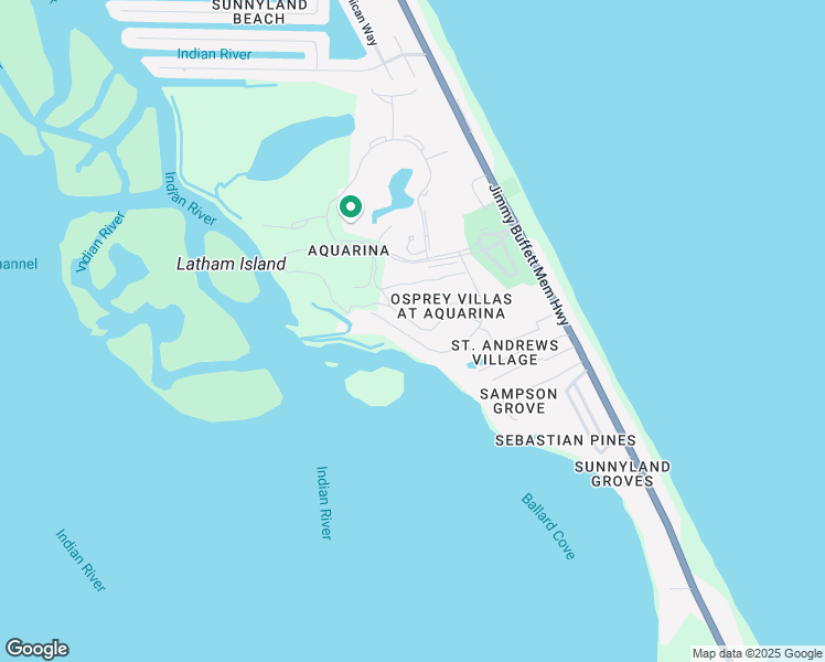 map of restaurants, bars, coffee shops, grocery stores, and more near 846 Aquarina Boulevard in Melbourne Beach