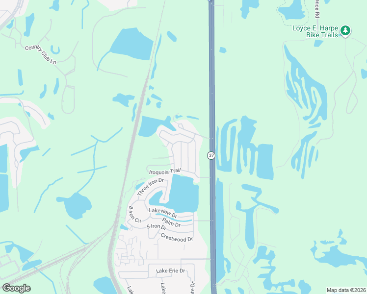 map of restaurants, bars, coffee shops, grocery stores, and more near 310 Seminole Trail in Mulberry