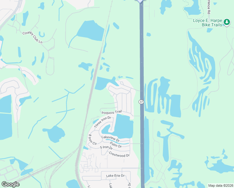map of restaurants, bars, coffee shops, grocery stores, and more near 1123 Mohican Trail in Mulberry