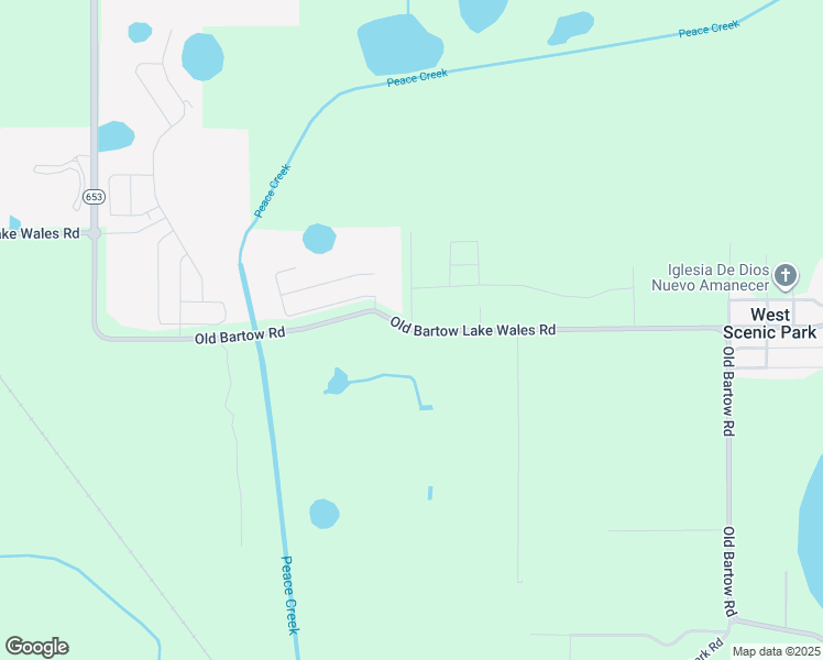 map of restaurants, bars, coffee shops, grocery stores, and more near 4422 Old Bartow Lake Wales Road in Lake Wales
