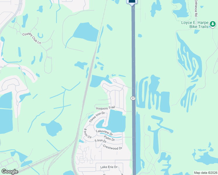 map of restaurants, bars, coffee shops, grocery stores, and more near 1123 Mohican Trail in Mulberry