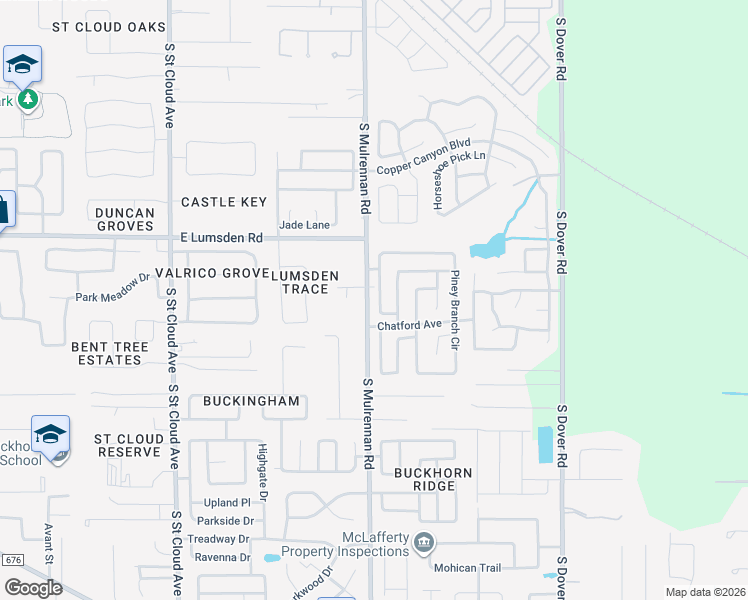 map of restaurants, bars, coffee shops, grocery stores, and more near 1214 Piney Branch Circle in Valrico