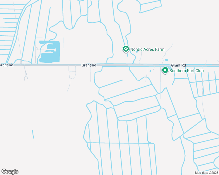 map of restaurants, bars, coffee shops, grocery stores, and more near 2485 Grant Road in Grant-Valkaria