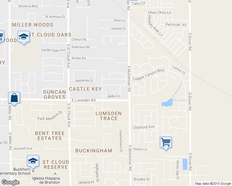 map of restaurants, bars, coffee shops, grocery stores, and more near 907 Pyrite Court in Valrico