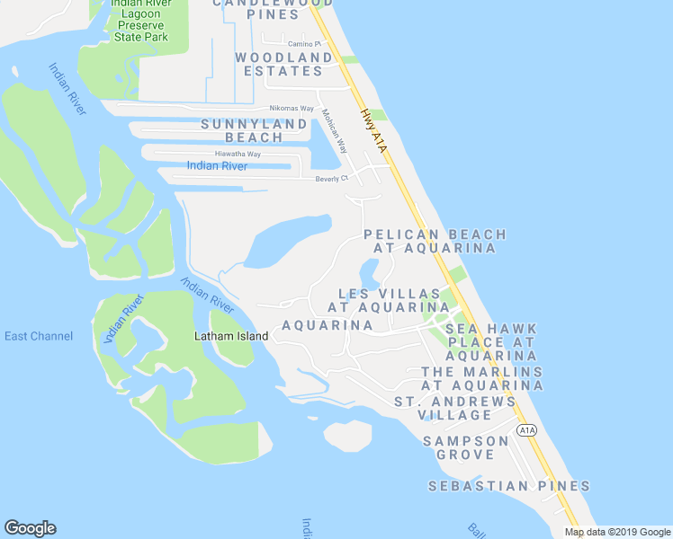 map of restaurants, bars, coffee shops, grocery stores, and more near 808 Aquarina Boulevard in Melbourne Beach